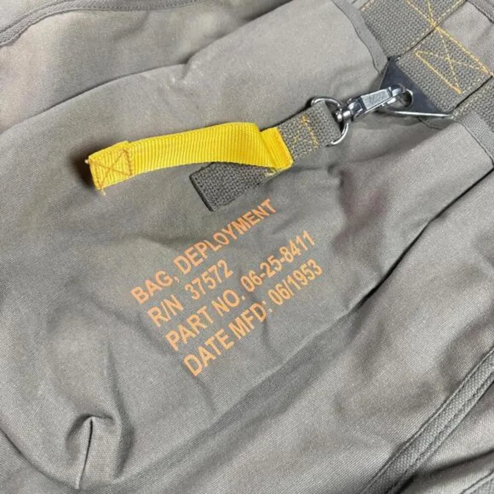 Rothco Vintage Canvas Deployment Bag 06-25-8411 Olive‎ Drab Cotton Backpack OS